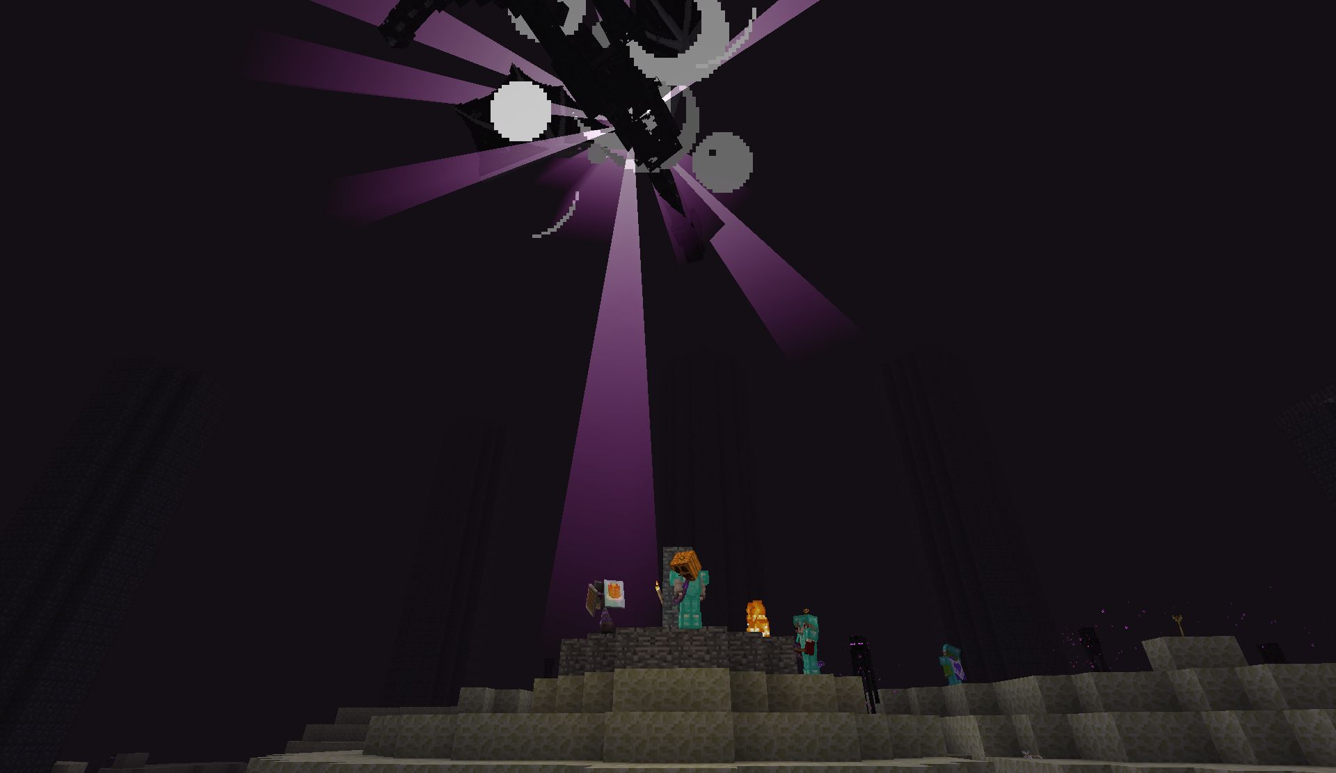 The fall of the Ender Dragon
