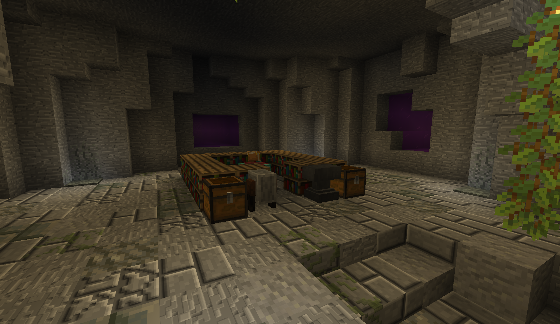 End Portal Room side chamber Enchanting view