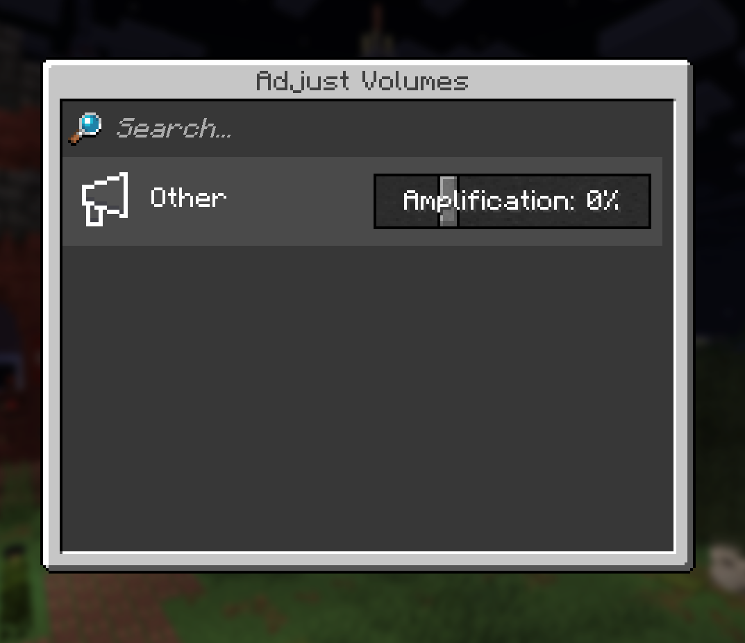 Adjust Player Volumes menu in Simple Voice Chat for changing or muting individual players